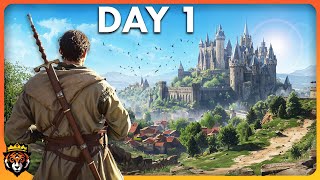 DAY 1 First Look at this PERFECT Medieval Survival Game [upl. by Mccord]