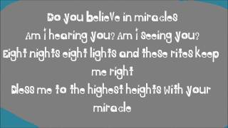 The Maccabeats  Miracle  Matisyahu  Hanukkah LYRICS HD [upl. by Ayitahs]