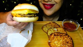 ASMR McDonalds Steak Egg amp Cheese Bagel  Hashbrowns  Eating Sounds  No Talking [upl. by Matronna933]