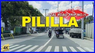 PILILLA Rizal Road Trip No 11  The Green Field Municipality  4K HDR Driving Tour [upl. by Aitercul]