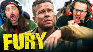 FURY 2014 MOVIE REACTION  WHAT AN IMPACTFUL FILM  First Time Watching  Review [upl. by Anaic]