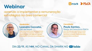 Webinar aprenda a implementar a remuneração estratégica na área comercial [upl. by Nibbs]