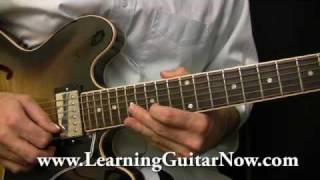 Eric Clapton Blues Guitar Lesson Pt 3 [upl. by Starla]