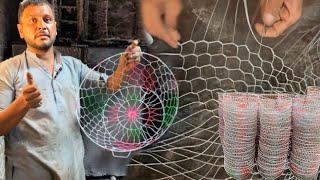 Amazing Skills Watch How Aluminum Wire Baskets are Made by Hand  The Journey of Making Wire Basket [upl. by Laura]