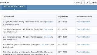 GJU हिसार 22Nov2021 ResultsBA Hons BSc amp more 2nd amp 4th regular amp reappear gju poojadhillon [upl. by Sevein]