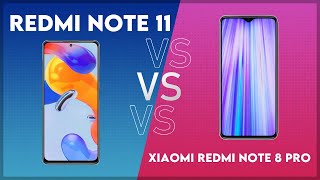 Redmi Note 11 vs Xiaomi Redmi Note 8 Pro Technical Comparison [upl. by Skvorak263]