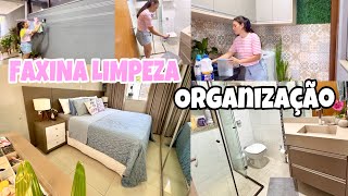 FAXINA COMPLETA LIMPEZA E ORGANIZAÇÃO donadecasa faxina limpeza faxinapesada rotinadodia casa [upl. by Nilat83]