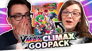 VMAX CLIMAX GOD PACK GEZOGEN 😱Pokemon Booster Unboxing Opening [upl. by Eeb717]