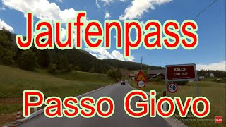 Italy  South Tyrol  driving Jaufen Pass  Passo di Monte Giovo [upl. by Crescantia955]