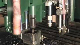 GPF10X combination plasma amp drilling plate machine [upl. by Inverson]