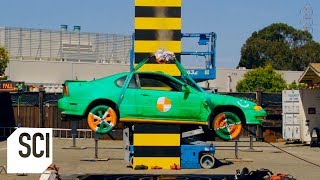 Defying Gravity Levitating a Car  MythBusters Jr [upl. by Dirfliw]