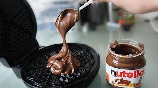 GAUFRIER vs NUTELLA Expérience [upl. by Llenehc]