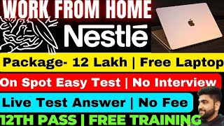 Nestle  No Interview  Work From Home Job  12th Pass  Online Job at Home  Part Time Job Vacancy [upl. by Bruce906]