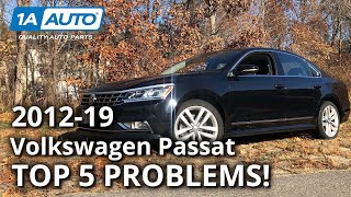 Top 5 Problems Volkswagen Passat Sedan 1st Generation North America 201219 [upl. by Amabelle]