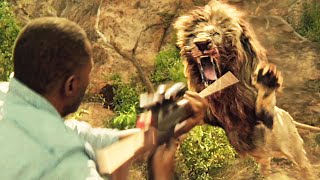 Idris Elba se fait attaquer par un lion Extrait VF [upl. by Ayin]