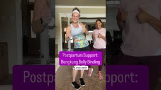 Childbirth Tips amp Pregnancy Training Postpartum Support Belly Binding [upl. by Maria]