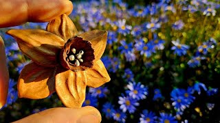 Step by Step Dremel Flower Carving [upl. by Hyacinthe]