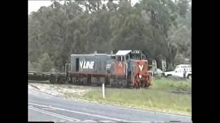 Last Train East of Leongatha South Gippsland Railway 1994 [upl. by Pazice119]