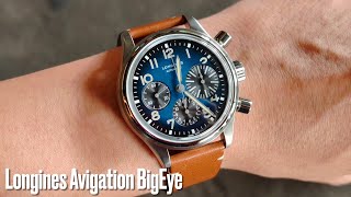 Longines Avigation BigEye titanium chronograph [upl. by Heng]