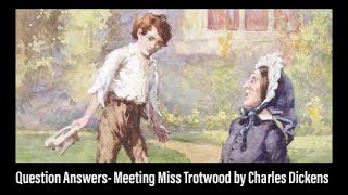 Question Answers Meeting Miss Trotwood by Charles Dickens [upl. by O'Donnell]