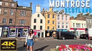 Montrose Scotland Walking Tour 4K September 2023 [upl. by Nohpets]