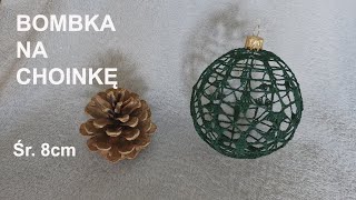 Bombka na choinkę Christmas tree bauble Adorno de árbol de Navidad Średnica 8 cm [upl. by Novelia]