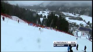 Ankeny DNF in Kranjska Slalom Run 1  USSA Network [upl. by Arais]