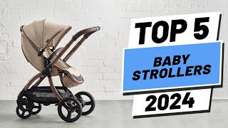 Top 5 BEST Baby Strollers in 2024  Budget Baby Stroller Systems amp More [upl. by Irrac]