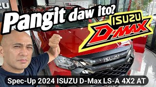 PANGIT daw ito 2024 ISUZU DMax  2024 SpecUp ISUZU DMax Review amp Promo [upl. by Fay881]