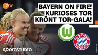 VfL Wolfsburg – FC Bayern München  FrauenBundesliga 17 Spieltag Saison 202324  sportstudio [upl. by Ednargel]