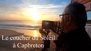 LE COUCHER DE SOLEIL A CAPBRETON MARS 2019 [upl. by Bekah]