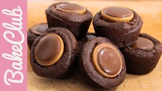 Toffifee Brownie Bites  BakeClub [upl. by Yevrah]