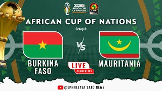 BURKINA FASO VRS MAURITANIA AFCON 2023 LIVE COMMENTARY [upl. by Kyred51]