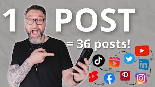 This is the BEST WAY to Repurpose Content for Social Media [upl. by Dine317]