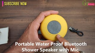 Portable Water Proof Bluetooth 30 Shower Speaker with Mic  Handsfree Portable Speakerphone [upl. by Britta778]