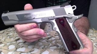 Colt 1911 XSE Stainless Steel 45ACP 5quot SemiAuto Full Size Pistol  Texas Gun Blog [upl. by Tamara]