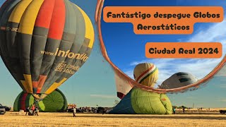 TERCER VUELO de GLOBOS AEROSTÁTICOS en el CAMPEONATO de ESPAÑA CIUDAD REAL 2024 [upl. by Norvun]