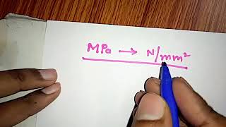 How to convert Mpa to Nmmsquare [upl. by Pauline606]