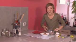 Recette de cuisine  Tartare aux 2 saumons et lamelles de pommes [upl. by Afira]