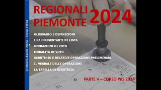 REGIONALI PIEMONTE 2024  PARTE V [upl. by Acirre]