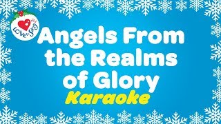 Angels from the Realms of Glory  Karaoke Instrumental Music [upl. by Magdala]