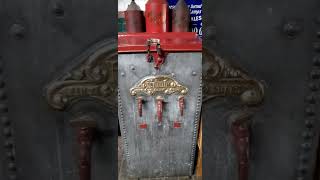 A PETROL DISPENSER BEAMISH GARAGEEARLY 1900S [upl. by Atikat763]