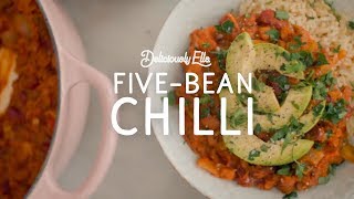 Five Bean Chili  Deliciously Ella  Vegan amp Gluten Free [upl. by Magnum]