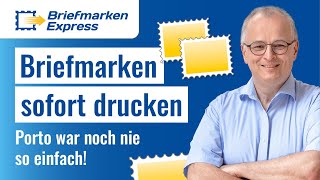 BriefmarkenExpress  Briefmarken sofort drucken [upl. by Medin]