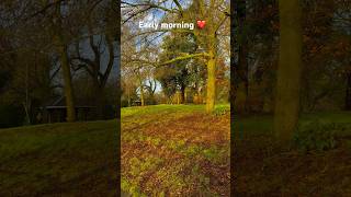 Early morning at Victoria Park ❤️🍂 nature adventure  Love Beautiful England [upl. by Eelamme]