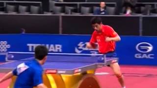 Zhang Jike vs RI Chol Guk  Rotterdam WTTC 2011 [upl. by Atteuqaj]