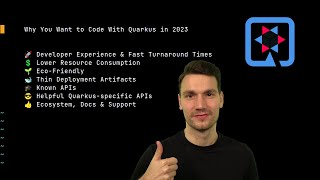 Why You Want to Code With Quarkus in 2023 [upl. by Stent55]