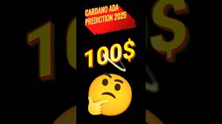 Cardano Price Prediction cadanopriceprediction [upl. by Ahsinnek]