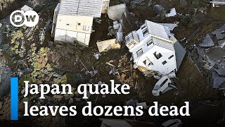 Rescuers battle against time after series of earthquakes hit Japan  DW News [upl. by Orpheus]