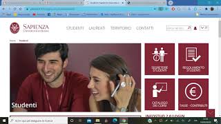 Sapienza University of Rome enrolment Iscrizione e pagamento online Academic Year 202021 [upl. by Vullo]